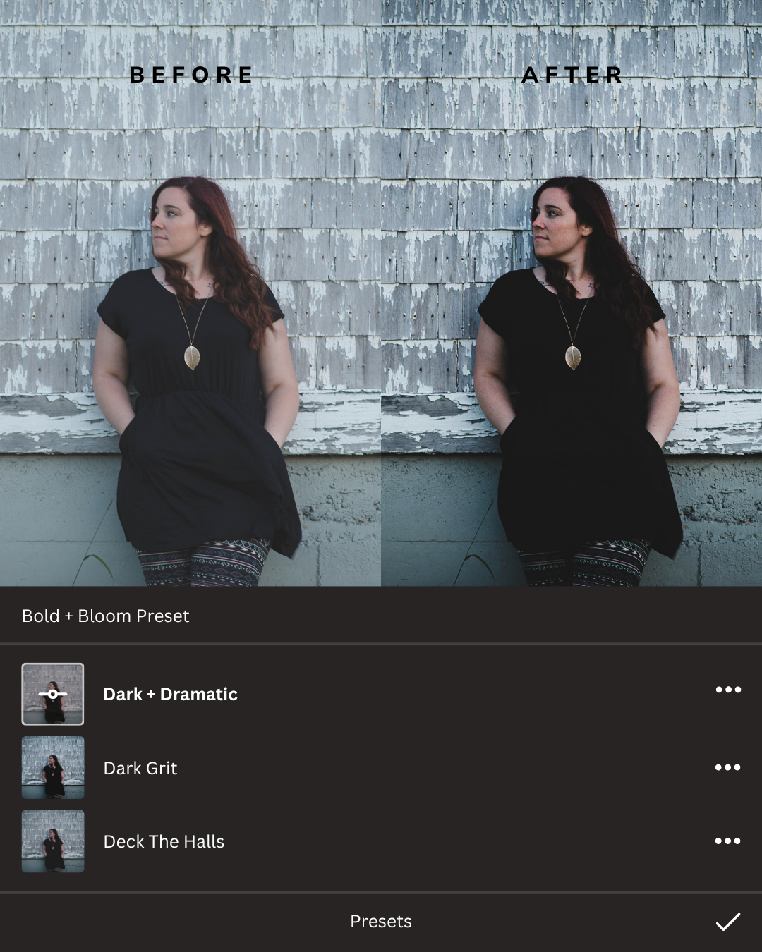 Dark + Moody Lightroom Presets Collection