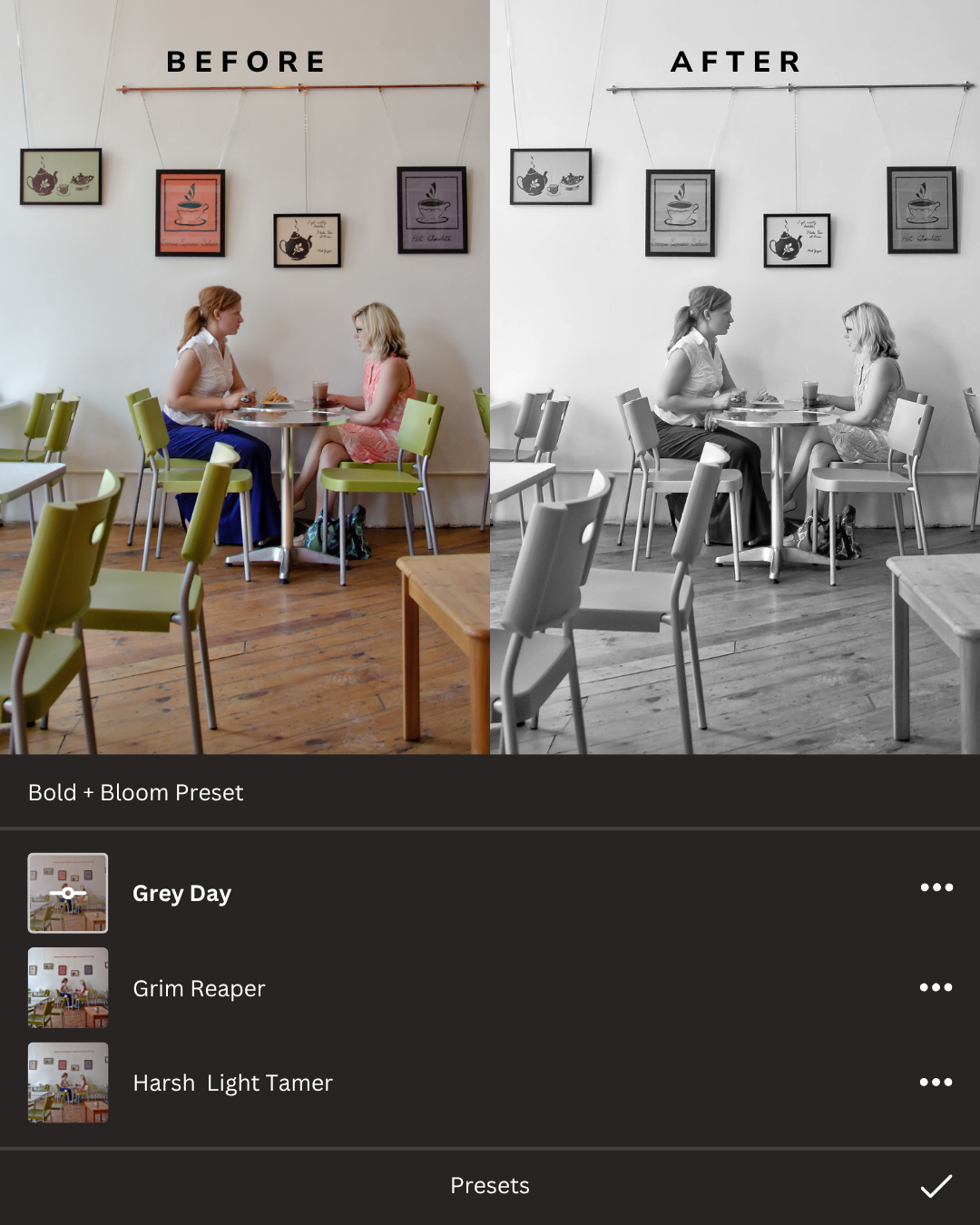 Black + White Lightroom Presets Collection