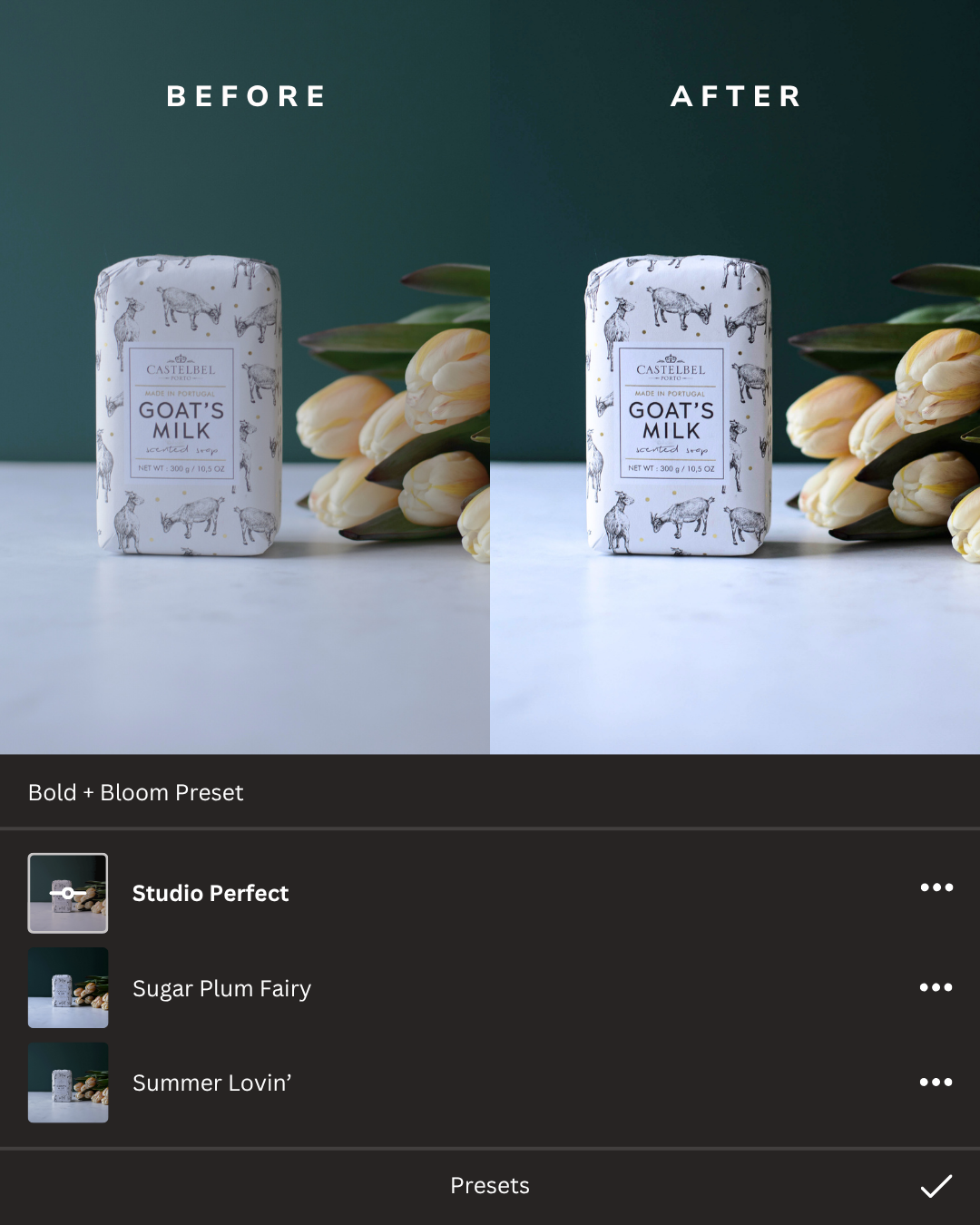 Product Showcase Lightroom Presets Collection