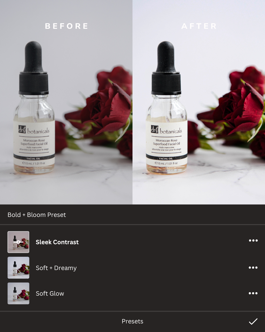 Product Showcase Lightroom Presets Collection