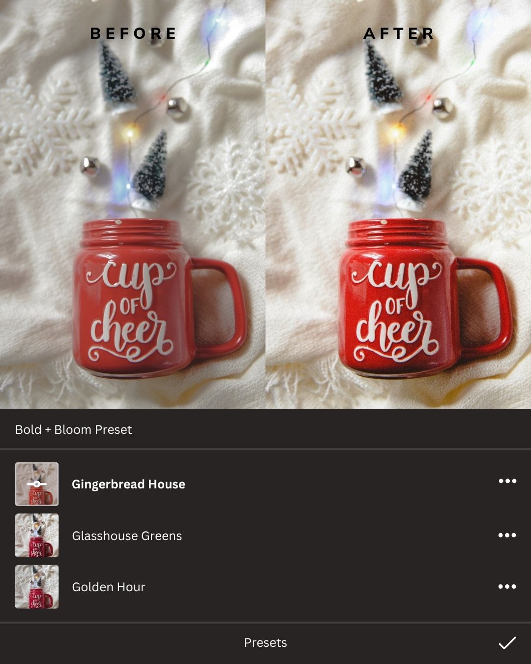 Merry + Bright Lightroom Presets Collection