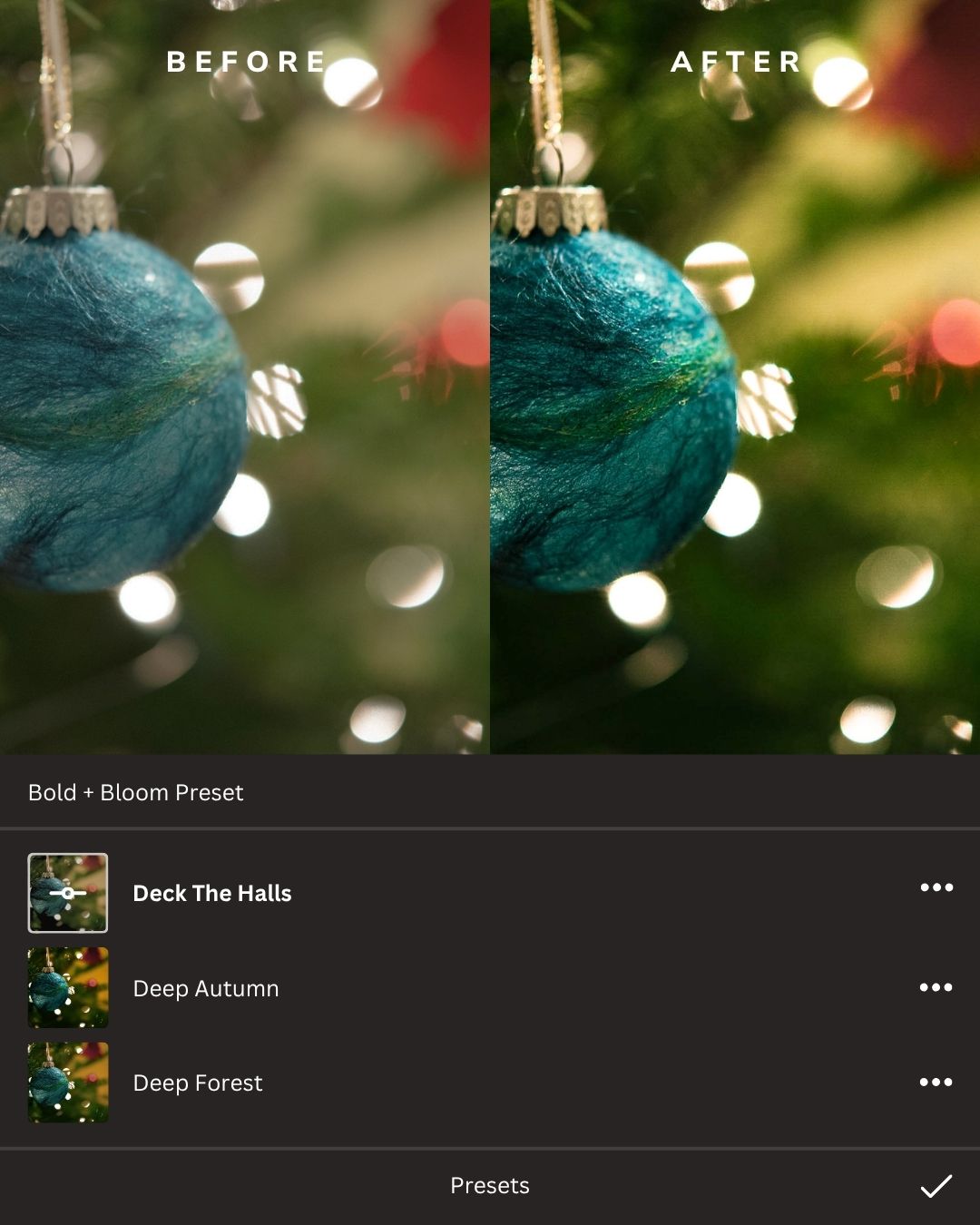 Merry + Bright Lightroom Presets Collection