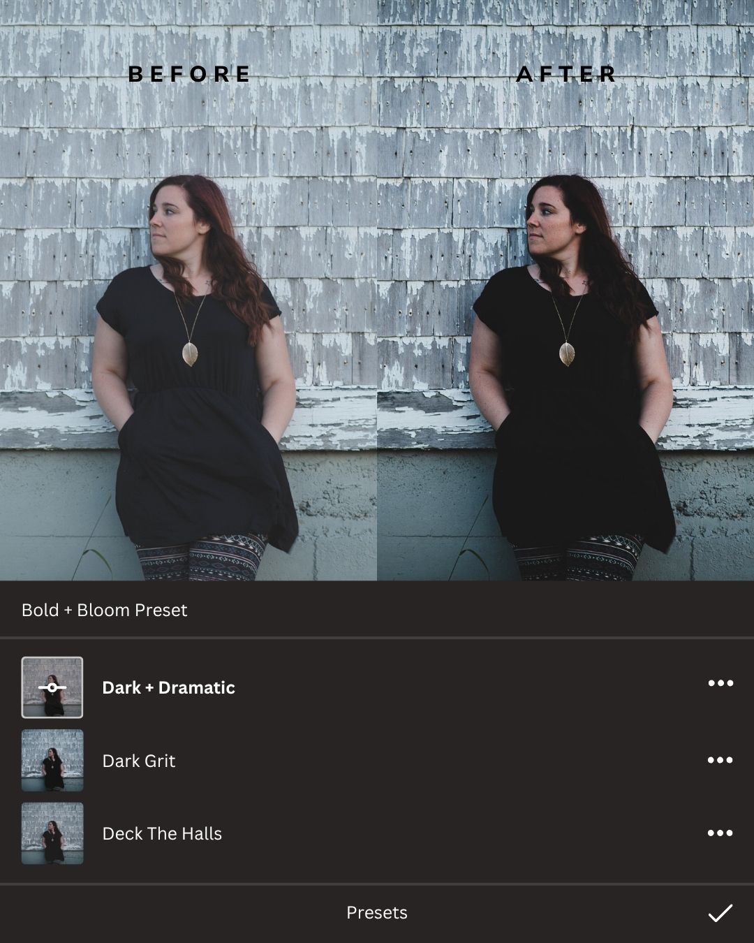 Dark + Moody Lightroom Presets Collection