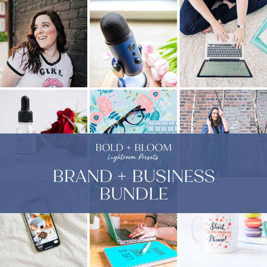 Brand + Business Lightroom Presets Bundle