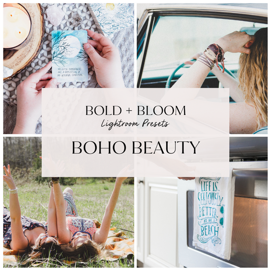 Boho Beauty Lightroom Presets Collection