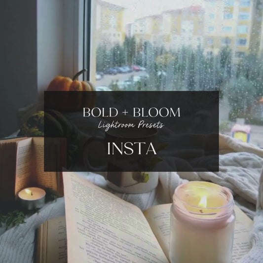 Insta - VIDEO Lightroom Presets - Bold + Bloom